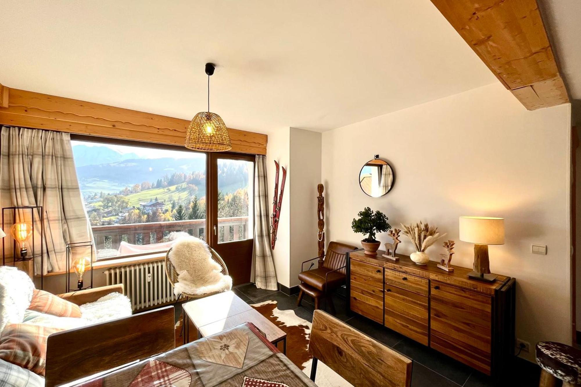 Superb Cosy Apartment With Balcony Combloux Kültér fotó